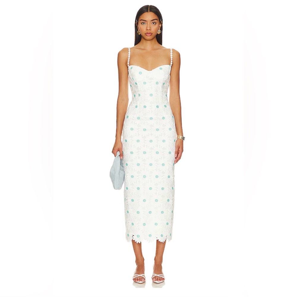 SAYLOR Midi Dress! Worn once, dry cleaned and like new!